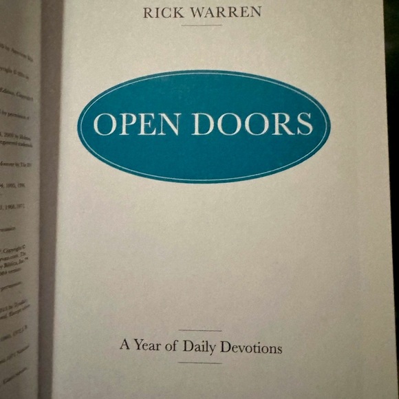 Open Doors by Rick Warren Book - Picture 6 of 16